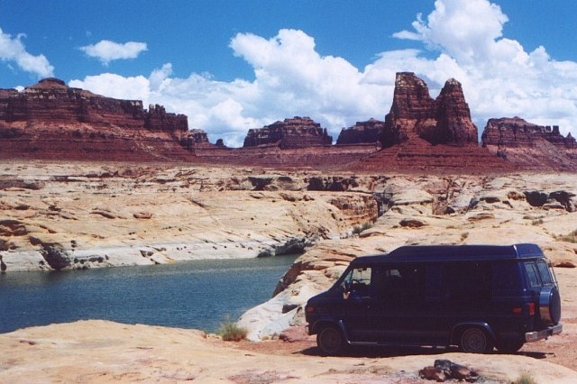 Blue Man at Lake Powell