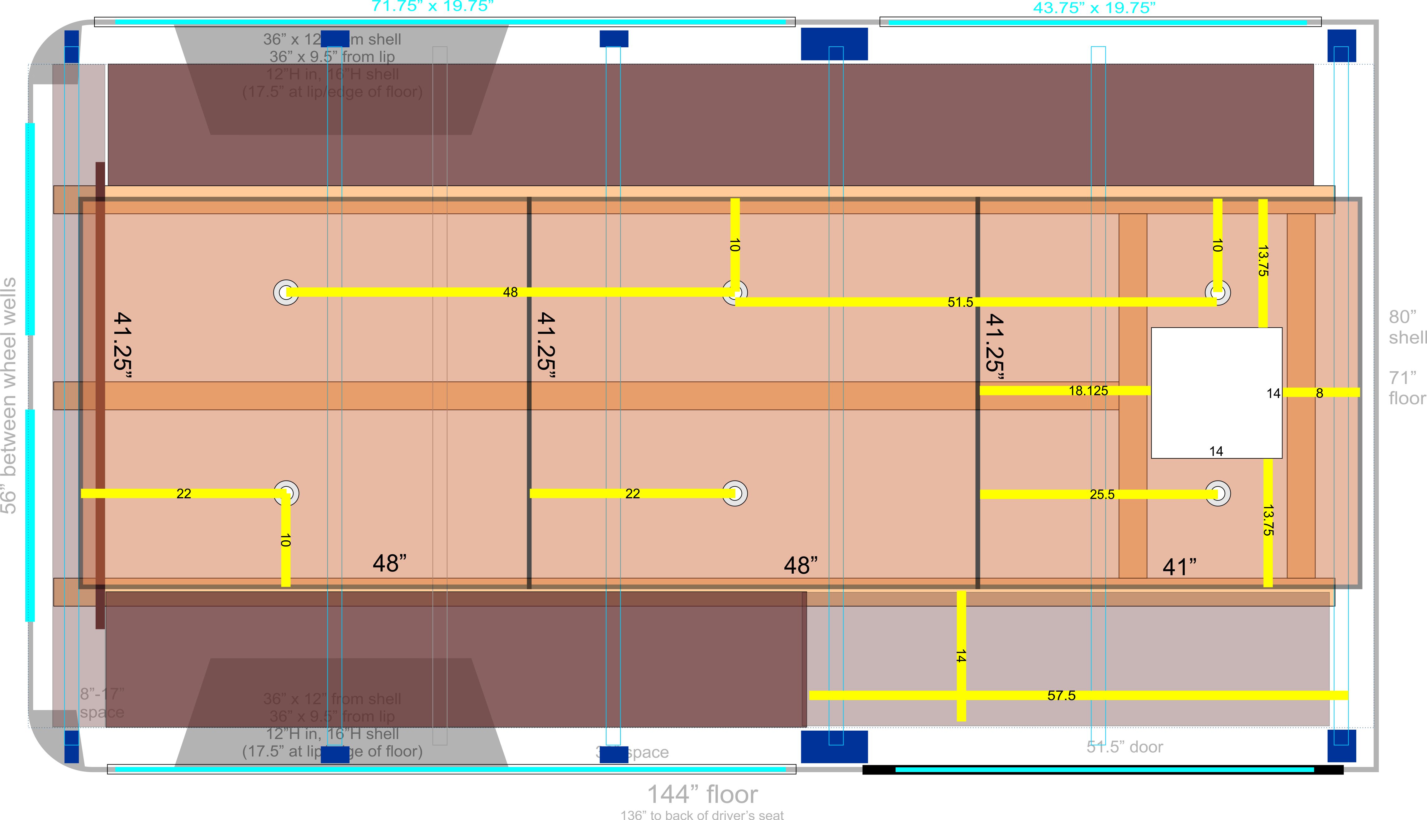 ProMaster Ceiling panels blueprint